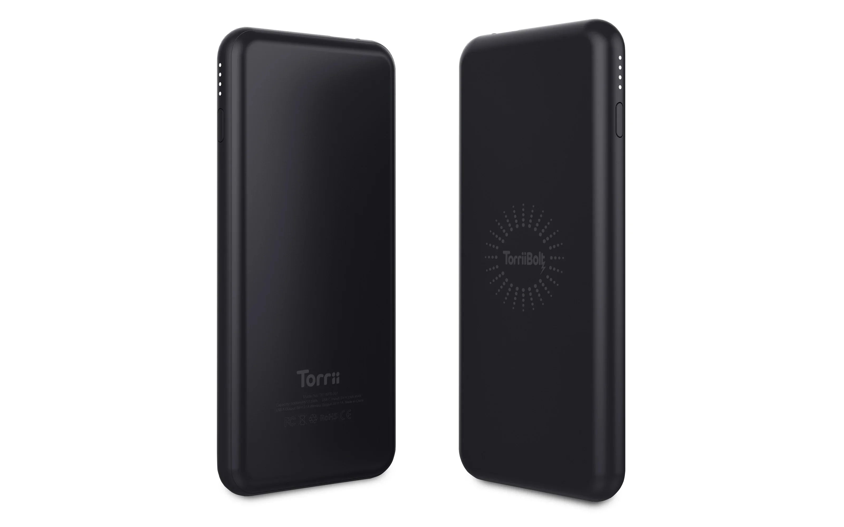 Torrii Bolt 6000Mah 2 In 1 Wireless Powerbank - Black - Tashqila Torrii Bolt 6000Mah 2 In 1 Wireless Powerbank - Black - Tashqila